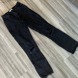 Abercrombie and Fitch 90s Straight Jeans Curve Love High Rise